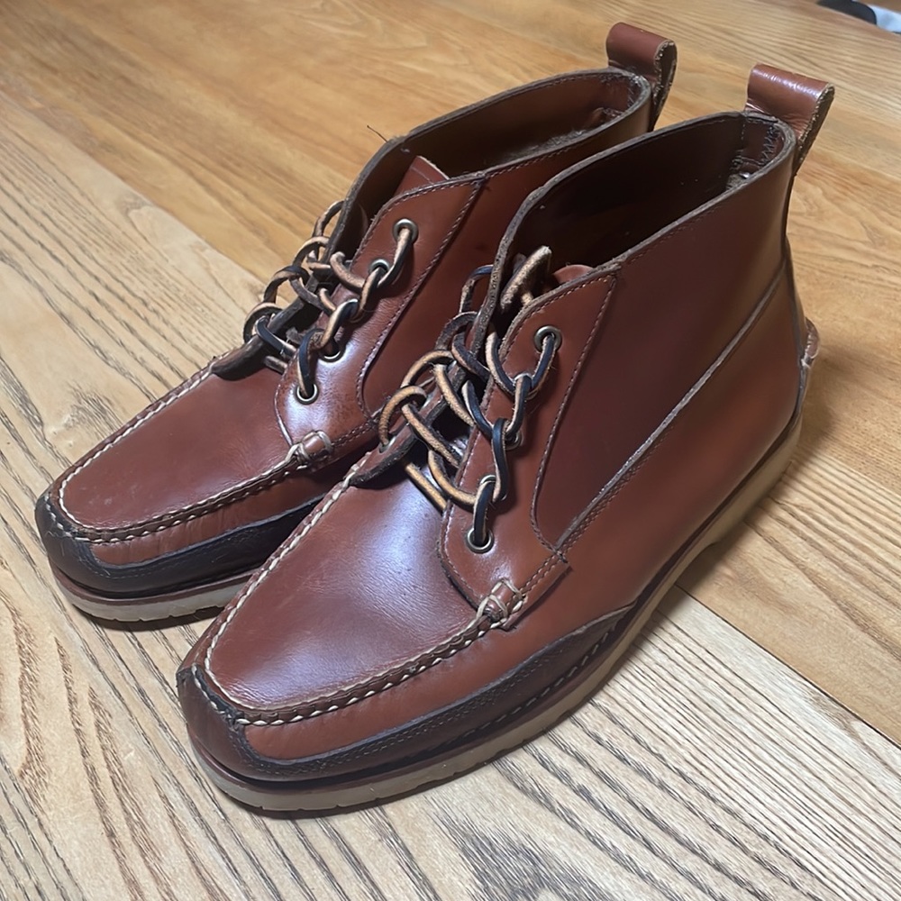 Lucky Brand Leather Boots 10.5 Brown